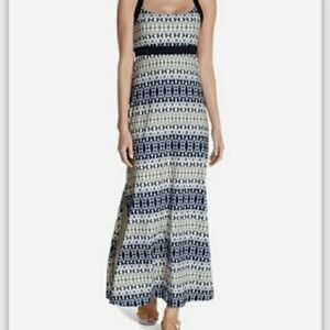 Eddie Bauer Travex Women's Aster Criss Cross Back Printed Maxi Dress- Size M